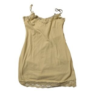 Witness Cream Lace Trim‎ Camisole Top Y2K Festival Grunge Small Indie Sleaze
